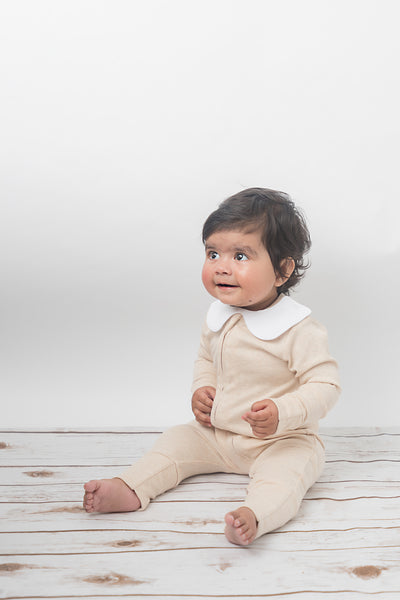 Zippered Sleepsuit - White