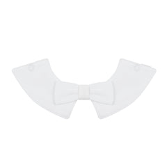 Bow Tie Collar - White