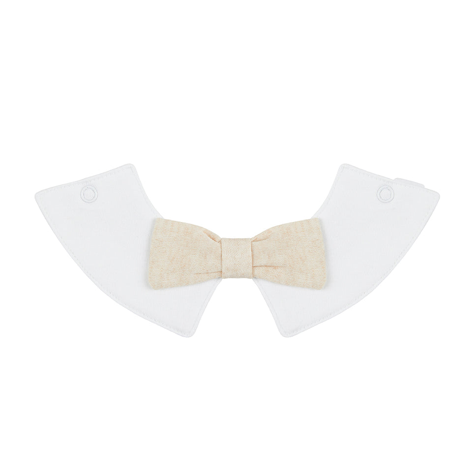 Bow Tie Collar - Oatmeal