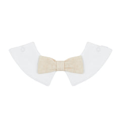Bow Tie Collar - Oatmeal