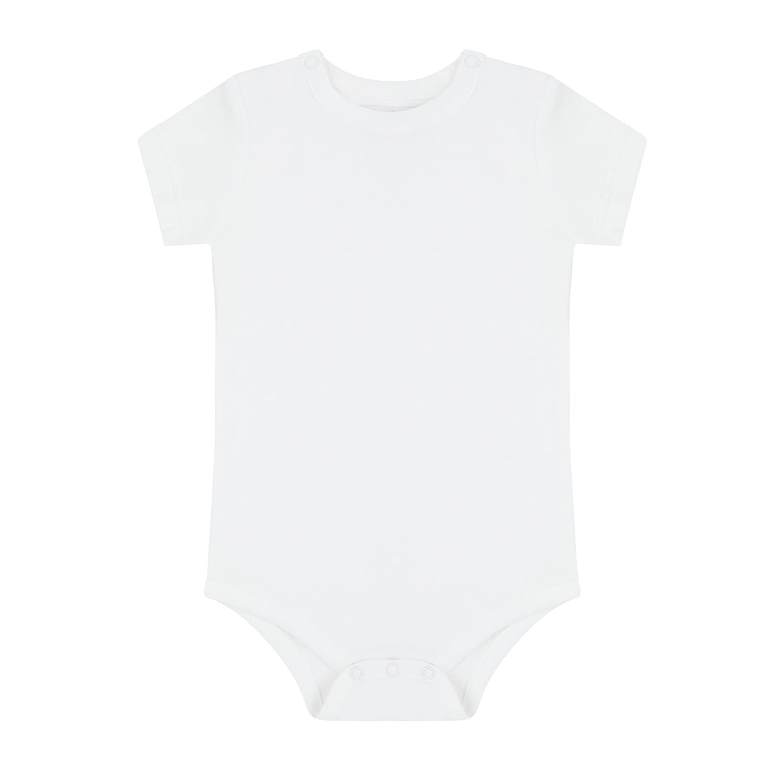 Short Sleeved Bodysuit - White