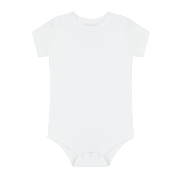 Short Sleeved Bodysuit - White