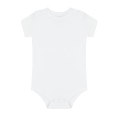 Short Sleeved Bodysuit - White