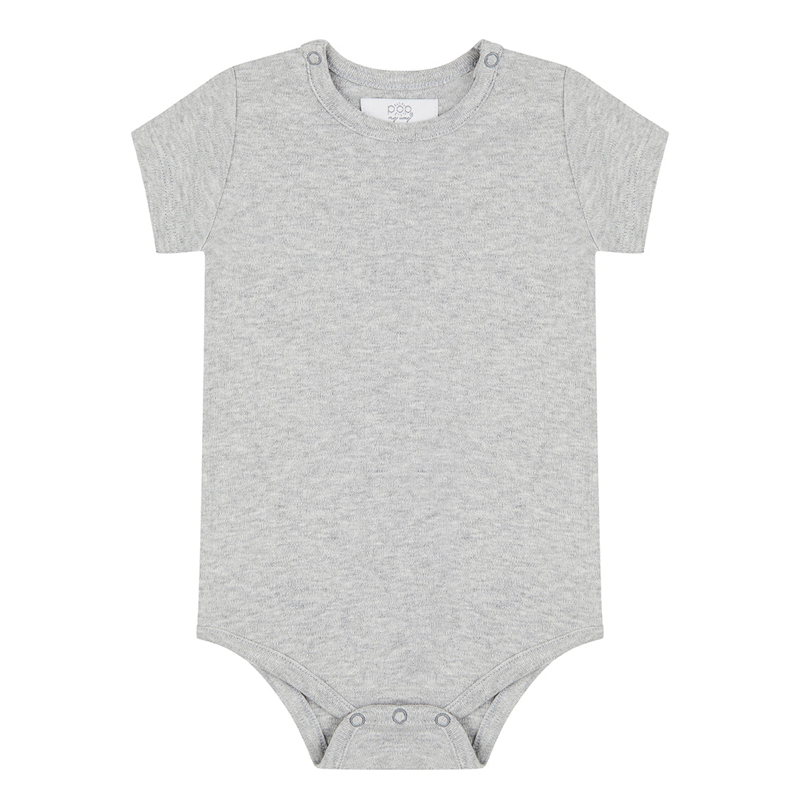 Short Sleeved Bodysuit - Grey