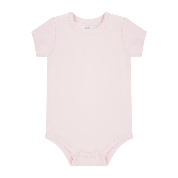 Short Sleeved Bodysuit - Pink