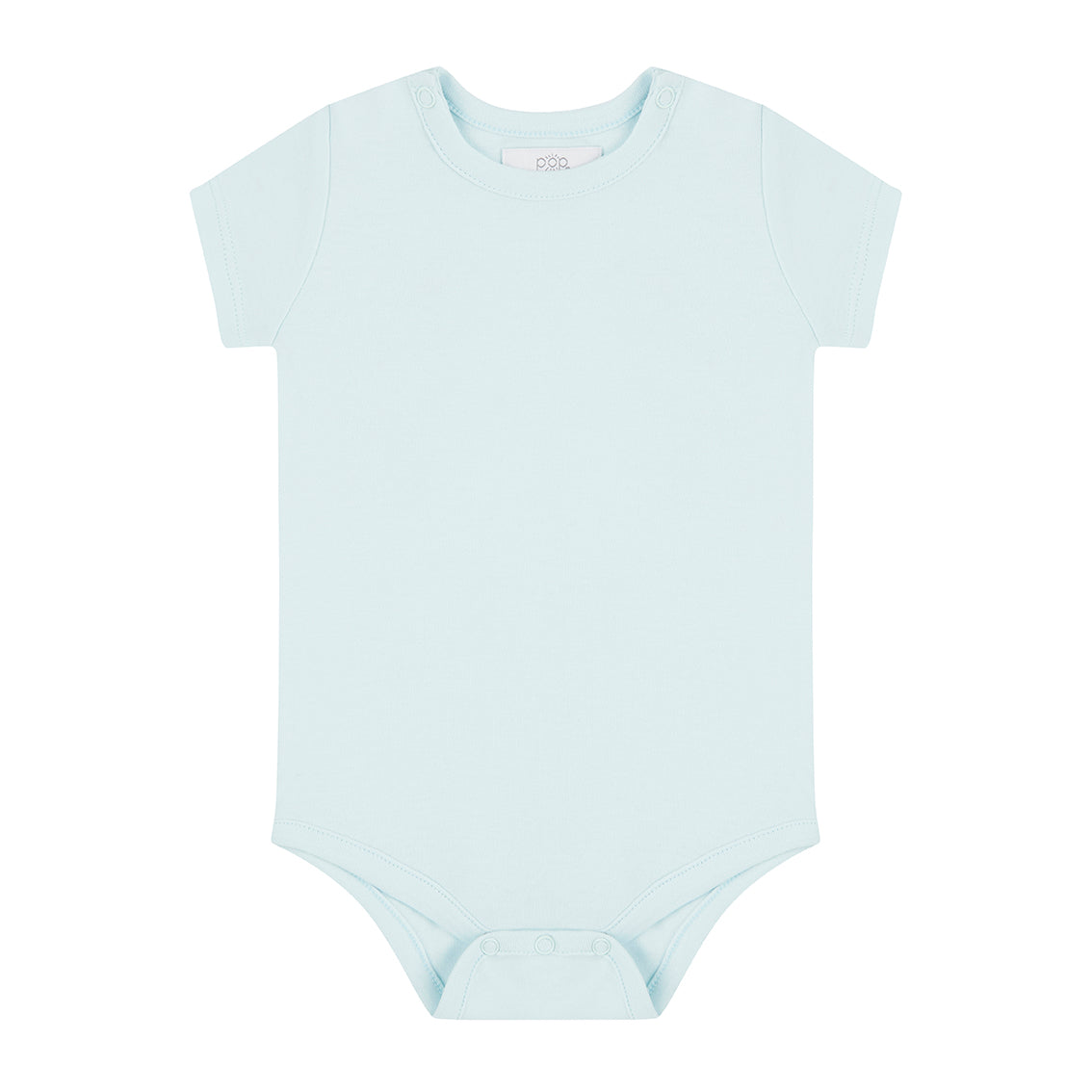 Short Sleeved Bodysuit - Sky Blue
