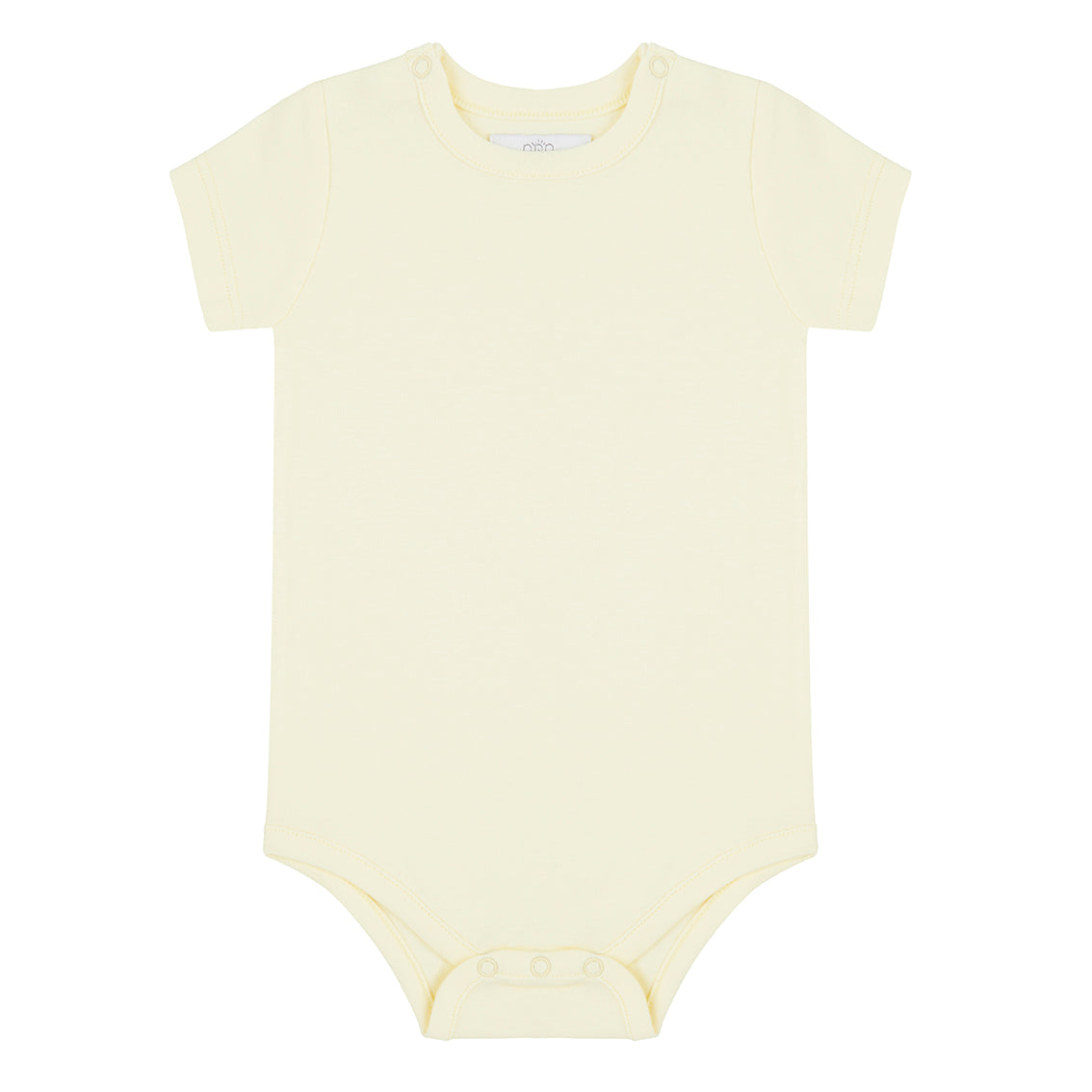Short Sleeved Bodysuit - Lemon