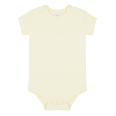Short Sleeved Bodysuit - Lemon