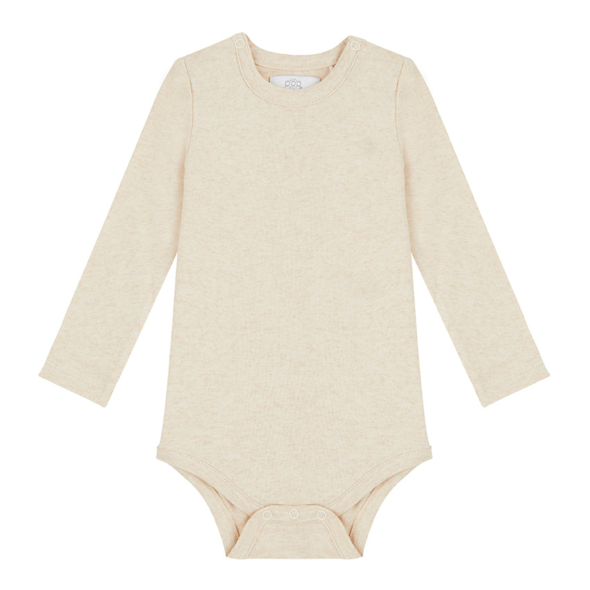 Long Sleeved Bodysuit - Oatmeal