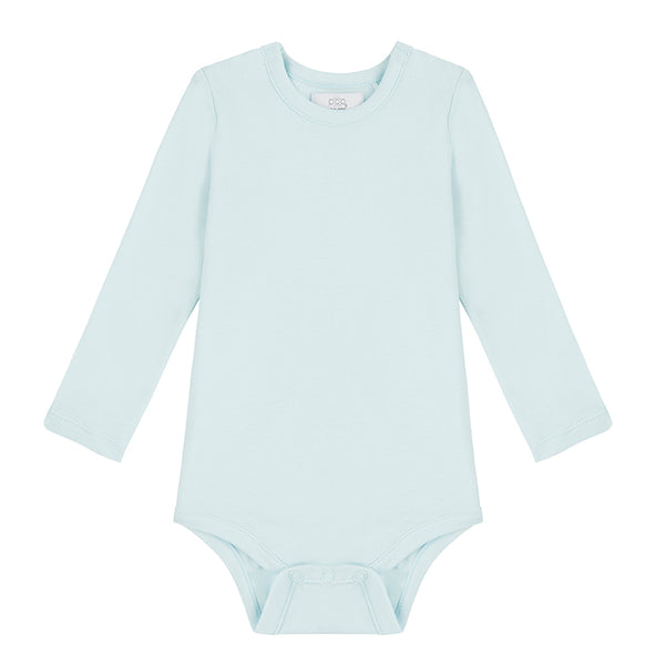 Long Sleeved Bodysuit - Sky Blue