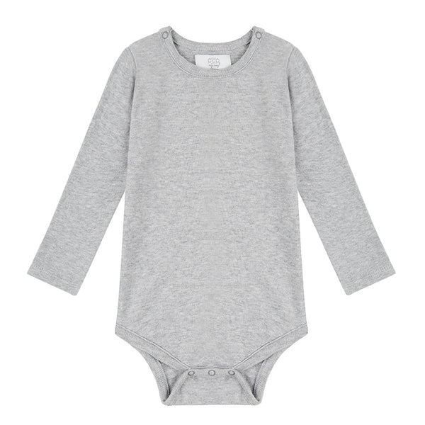Long Sleeved Bodysuit - Grey