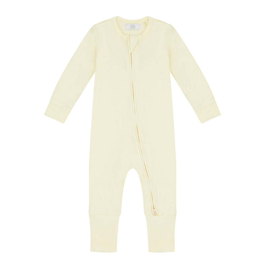 Zippered Sleepsuit - Lemon