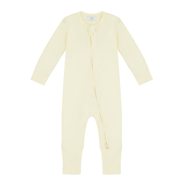 Zippered Sleepsuit - Lemon