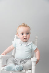Short Sleeved Bodysuit - White