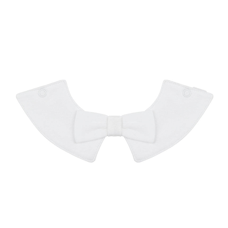 Bow Tie Collar - White