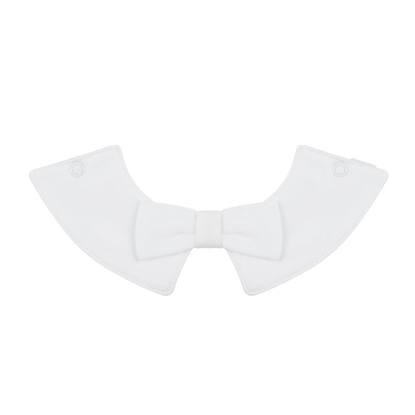 Bow Tie Collar - White