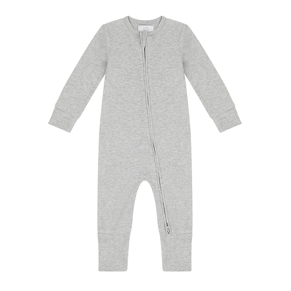 Zippered Sleepsuit - Grey